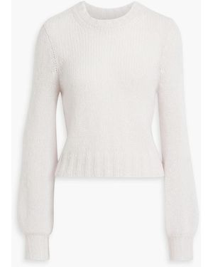 Iris & Ink Mohair-blend Jumper - White