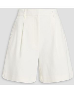 Rag & Bone Irina Pleated Ponte Shorts - White