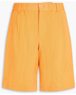 Jacquemus Gelati Woven Chino Shorts - Orange