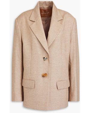 Rejina Pyo Wool-blend Felt Blazer - Natural