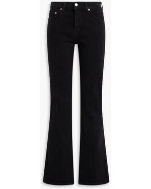 RE/DONE Mid-Rise Bootcut Jeans - Black