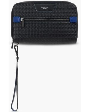 Serapian Textured Pouch - Black
