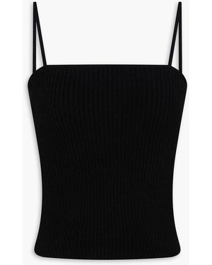 NAADAM Wool And Cashmere-Blend Tank - Black