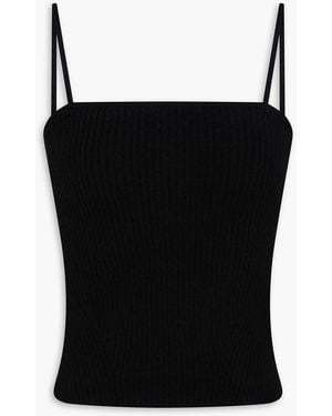 NAADAM Wool And Cashmere-Blend Tank - Black