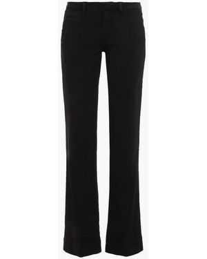 Ba&sh Ross Cotton-blend Twill Bootcut Pants - Black
