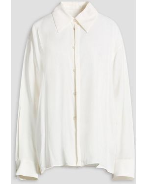 Jil Sander Satin Shirt - White