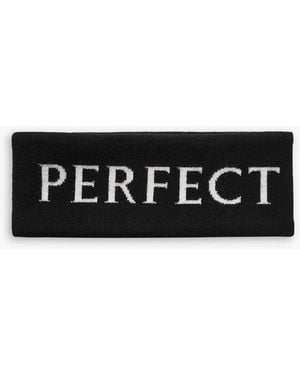 Perfect Moment Merino Wool-Jacquard Headband - Black