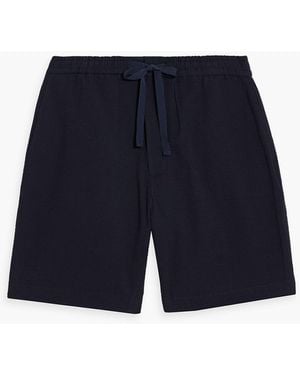 Officine Generale Phil Seersucker Shorts - Blue