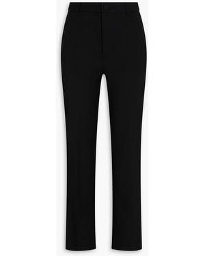 Huishan Zhang Wool-Twill Slim-Leg Trousers - Black
