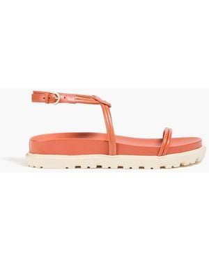 Alexandre Birman Vicky Knotted Leather Sandals - Pink