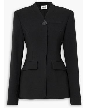 TOVE Selena Crepe Blazer - Black