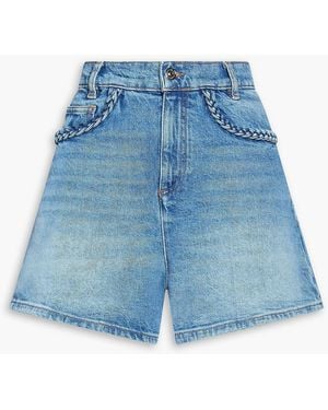 Maje Denim Shorts - Blue