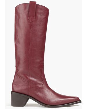 Simon Miller Bandi Leather Cowboy Boots - Red