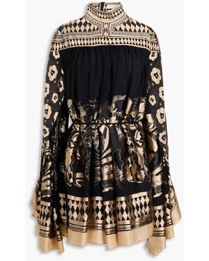Zimmermann Jacquard Mini Dress - Black