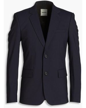 Sandro Wool-blend Blazer - Blue