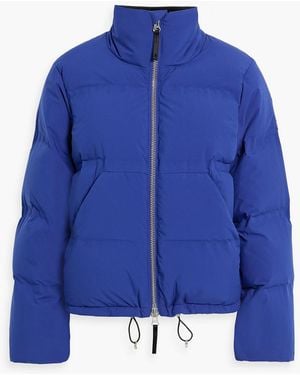 Aztech Mountain Panda Quilted Shell Down Jacket - Blue