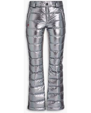 Perfect Moment Talia Quilted Shell Ski Trousers - Grey