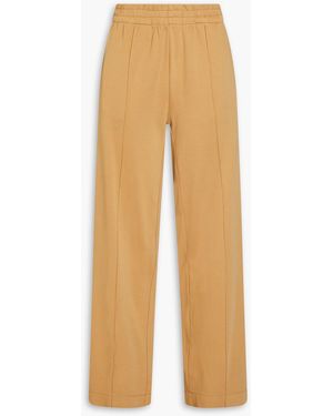 Another Tomorrow Cotton-jersey Track Trousers - Natural