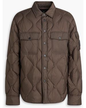 Rag & Bone Dane Quilted Shell Overshirt - Brown