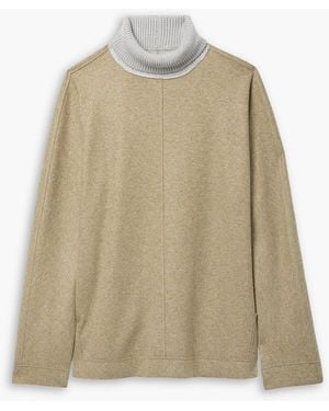 Lafayette 148 New York Whitaker rollkragenpullover aus einer wollmischung - Natur