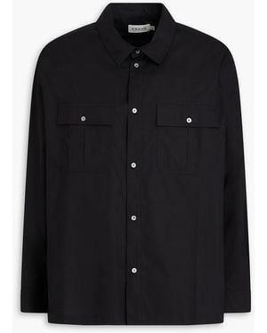 FRAME Cotton-Poplin Shirt - Black