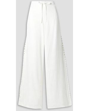 Altuzarra I Crepe Wide-leg Trousers - White