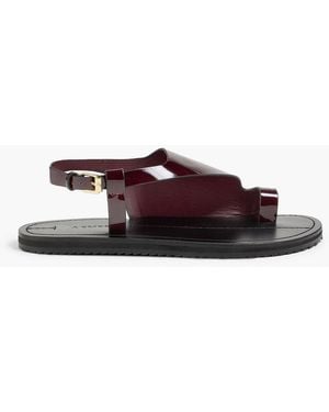 A.Emery Milne Patent-Leather Sandals - Red