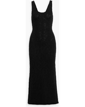 Alex Mill Serena Cotton Midi Dress - Black