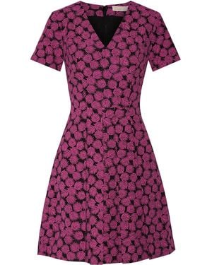 MICHAEL Michael Kors Jacquard Mini Dress - Purple