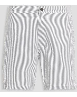 Onia Calder mittellange badeshorts mit streifen - Blau