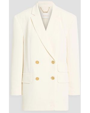 Zimmermann Double-Breasted Twill Blazer - Natural
