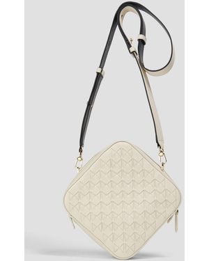 Serapian Petra Woven Leather Cross-Body Bag - White