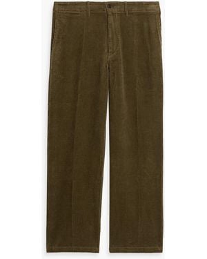 Alex Mill Cotton-Corduroy Trousers - Green