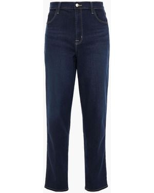 J Brand Mia High-rise Tapered Jeans - Blue