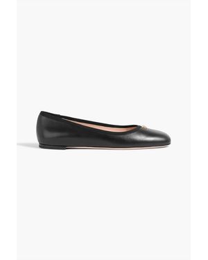 Bally Biuty Leather Ballet Flats - Black