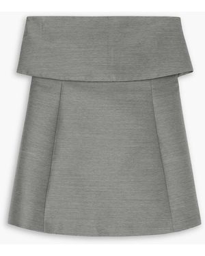 TOTEME Strapless Sateen Top - Grey