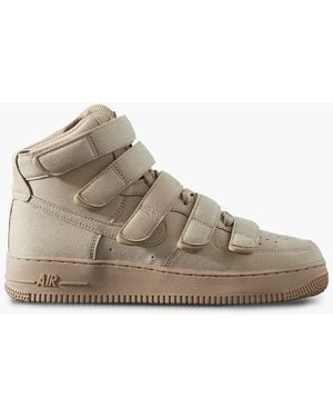 Nike Billie Eilish Air Force 1 Felt High-Top Sneakers - Natural