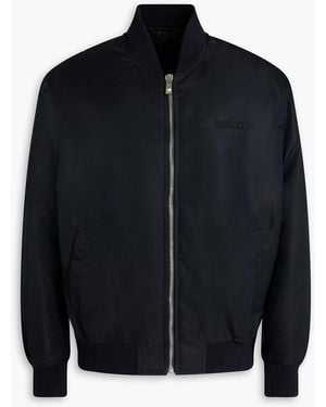 Versace Printed Shell Bomber Jacket - Blue