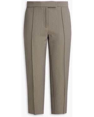 Alex Perry Wool-blend Slim-leg Trousers - Grey