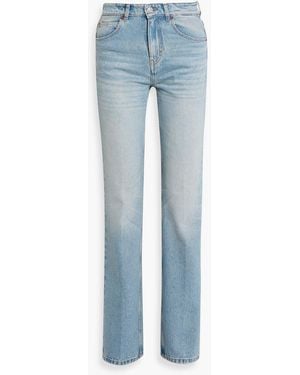 Victoria Beckham Julia High-Rise Straight-Leg Jeans - Blue