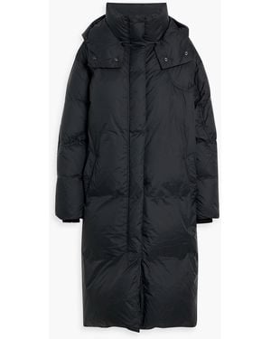 Rag & Bone Cadence Quilted Shell Hooded Down Coat - Black