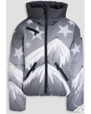 Goldbergh Pammy Printed Quilted Shell Down Ski Jacket - Blue