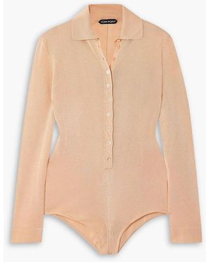 Tom Ford Body aus gestricktem jersey - Natur