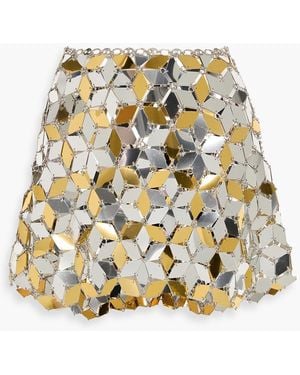 Rabanne Chainmail Mini Skirt - White