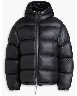 Jil Sander Quilted Shell Down Jacket - Black