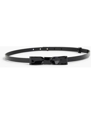 Zimmermann Gürtel aus lackleder - Schwarz