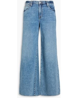 Jonathan Simkhai Arlo High-Rise Wide-Leg Jeans - Blue