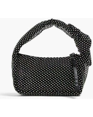 IRO Embellished Mesh Tote - Black