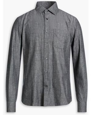 Slowear Glanshirt Cotton-Chambray Shirt - Grey