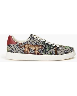 Tory Burch Howell Jacquard Trainers - Blue